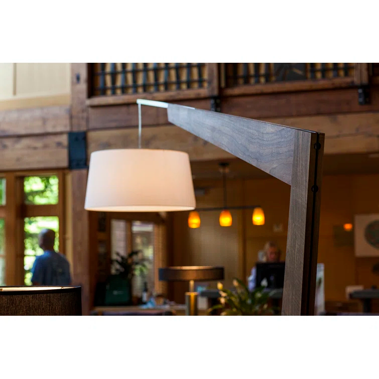 Valeo 97'' Brown Task Floor Lamp