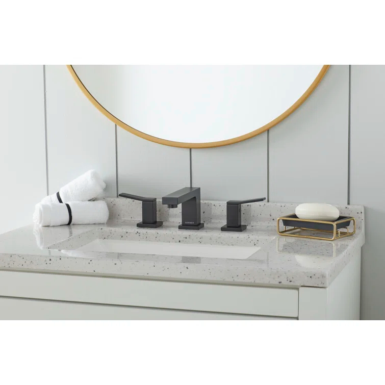 Avian Widespread Bathroom Faucet with Drain Assembly