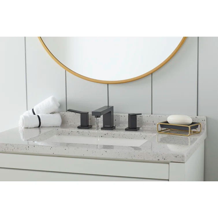 Avian Widespread Bathroom Faucet with Drain Assembly