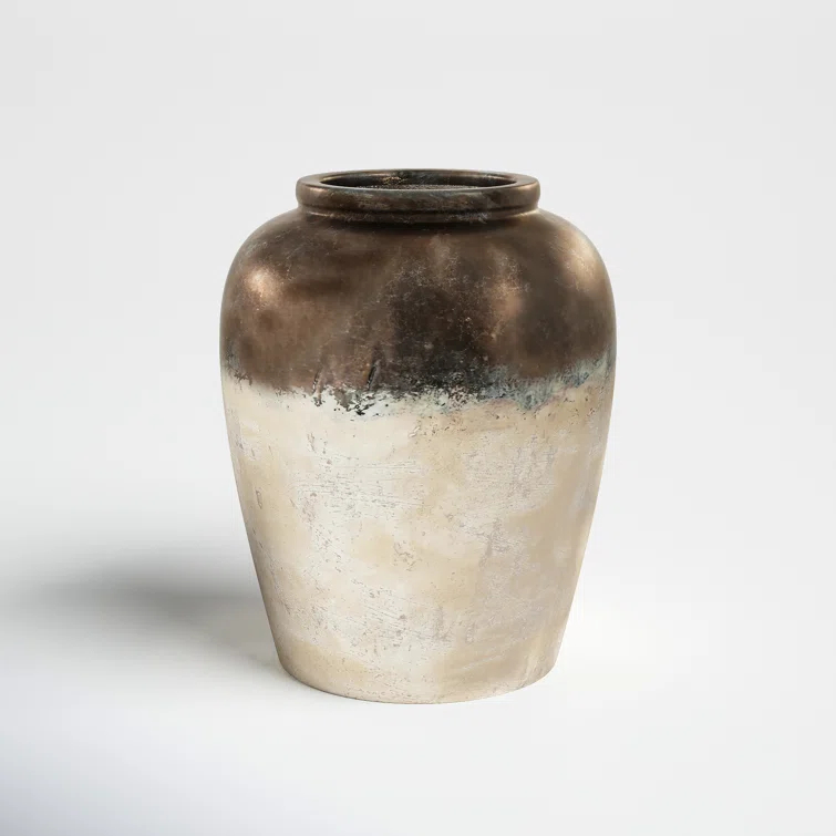 Libra 15.8'' Handmade Terracotta Table Vase