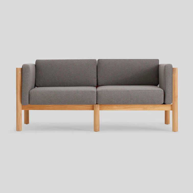 Haven Teak Outdoor Sofa with Sunbrella Cushions