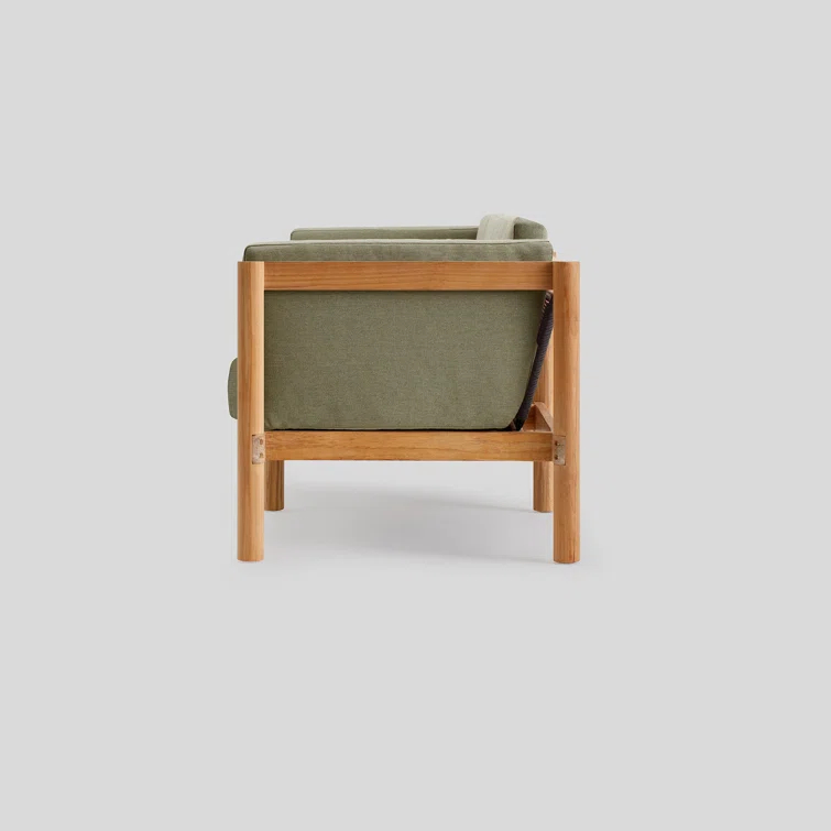 Haven Teak Outdoor Lounge Chair with Sunbrella® Cushion