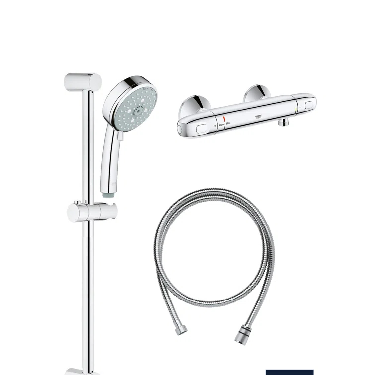 Grohtherm Thermostatic Complete Shower System