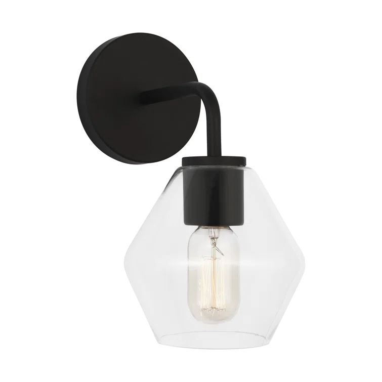 Generation Lighting Jett 6-in 1-Light Matte Black Transitional Vanity Light