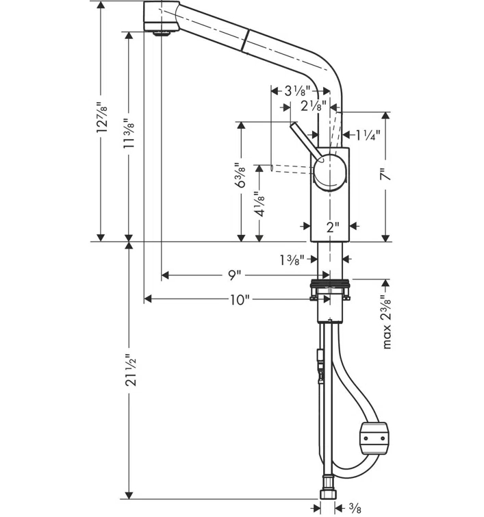 Talis S Pull Out Touch Single Handle Kitchen Faucet