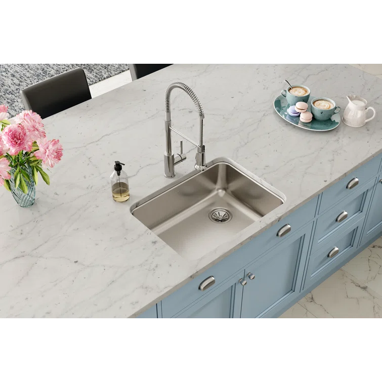 Lustertone 25.5" L x 19.25" W Undermount Kitchen Sink