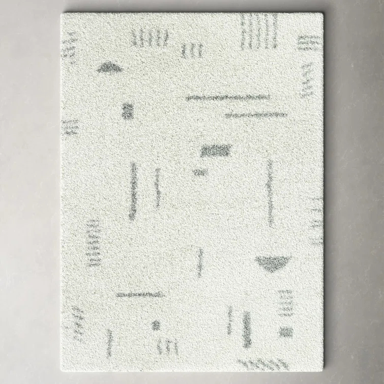 Morin Geometric Shag Area Rug