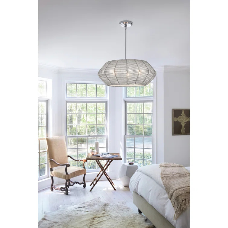 Ariza 3 Light Steel Dimmable Kitchen Island Chandelier