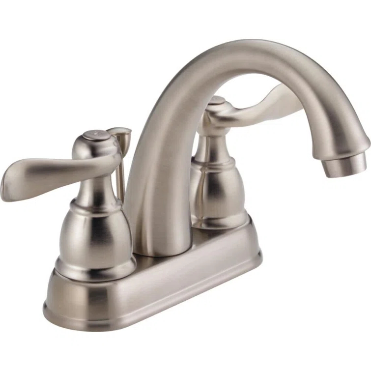 Windemere Centerset Bathroom Faucet with Drain Assembly, 2-handle Bathroom Sink Faucet