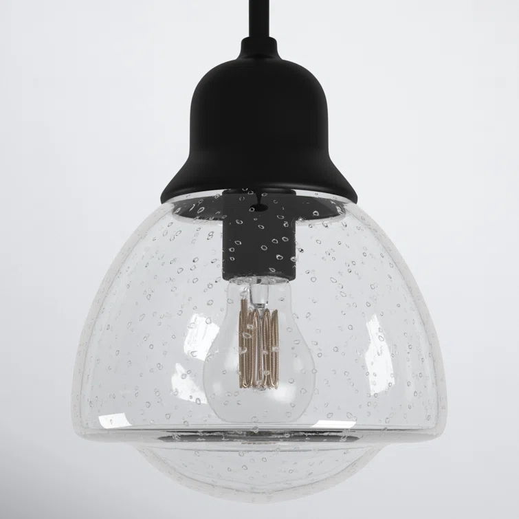 Katarina Single Light Glass Dimmable Pendant