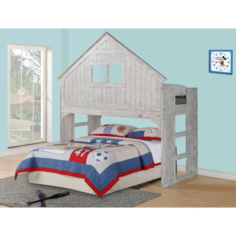 Twin Over Full Solid Wood Standard Bunk Bed by Birch Lane™