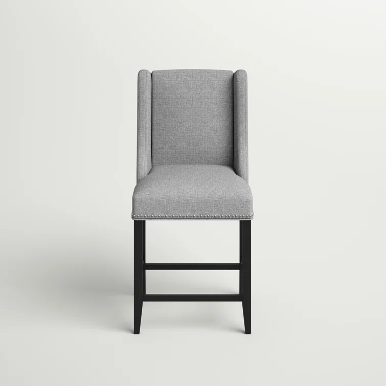 Modway Baron Upholstered Fabric Bar Stool