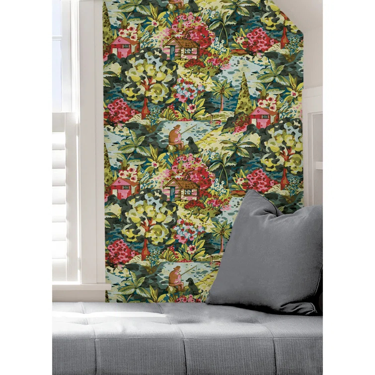 Le Forestier Peel & Stick Floral Roll