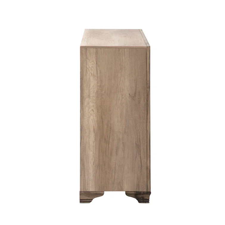 Eleora Upholstered Bed, Dresser & Mirror, Night Stand