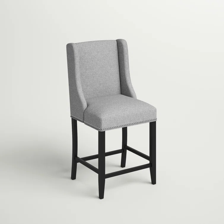 Modway Baron Upholstered Fabric Bar Stool