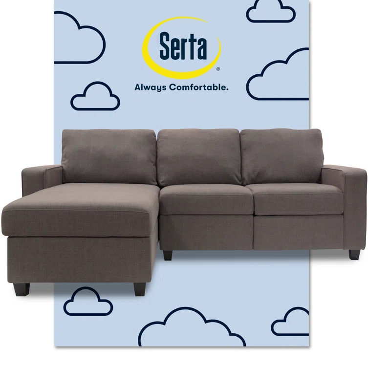 Serta Palisades Reclining Sectional Sofa with Storage Chaise