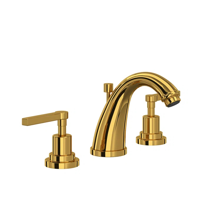 Lombardia Widespread Lavatory Faucet With C-Spout
