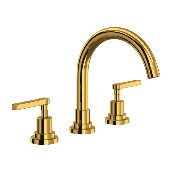 Lombardia Widespread Bathroom Faucet with C-Spout