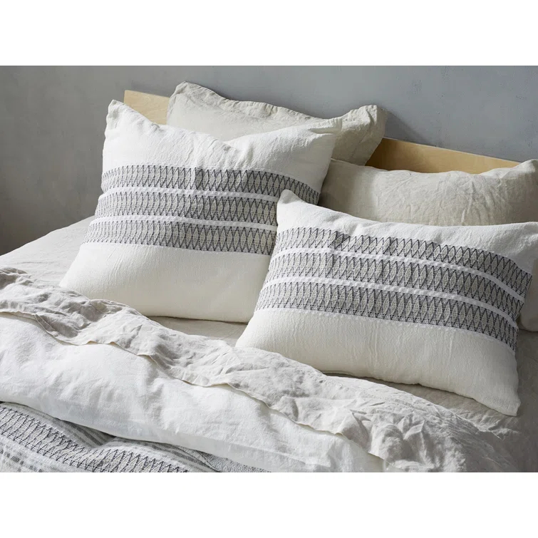 Coyuchi Lost Coast Organic 100% Organic Cotton Pillow Sham