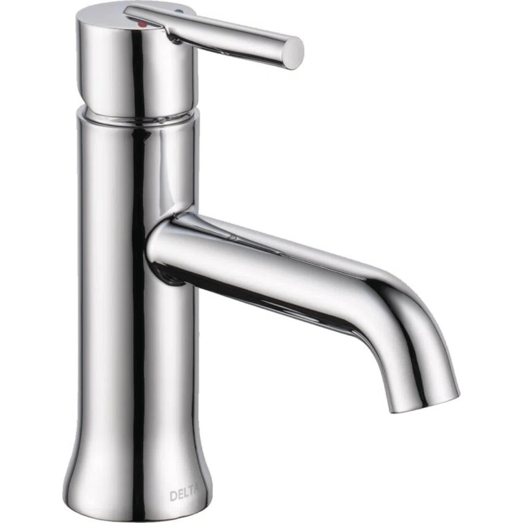 Trinsic Single Hole Bathroom Faucet with Drain Assembly, Single Handle Bathroom Sink Faucet