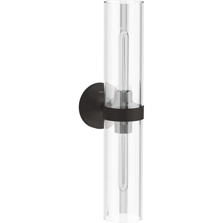 Purist™ 2 Light Indoor Bathroom Vanity Light Fixture, UL Listed