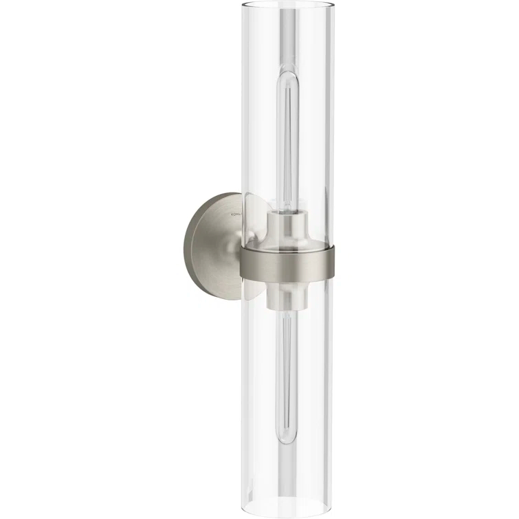 Purist™ 2 Light Indoor Bathroom Vanity Light Fixture, UL Listed