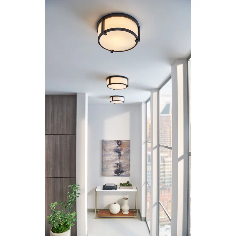 Lowell Three-Light Flush Mount Ceiling Light