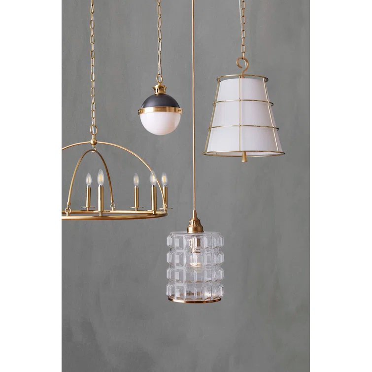 Manila Single Light Glass Dimmable Pendant
