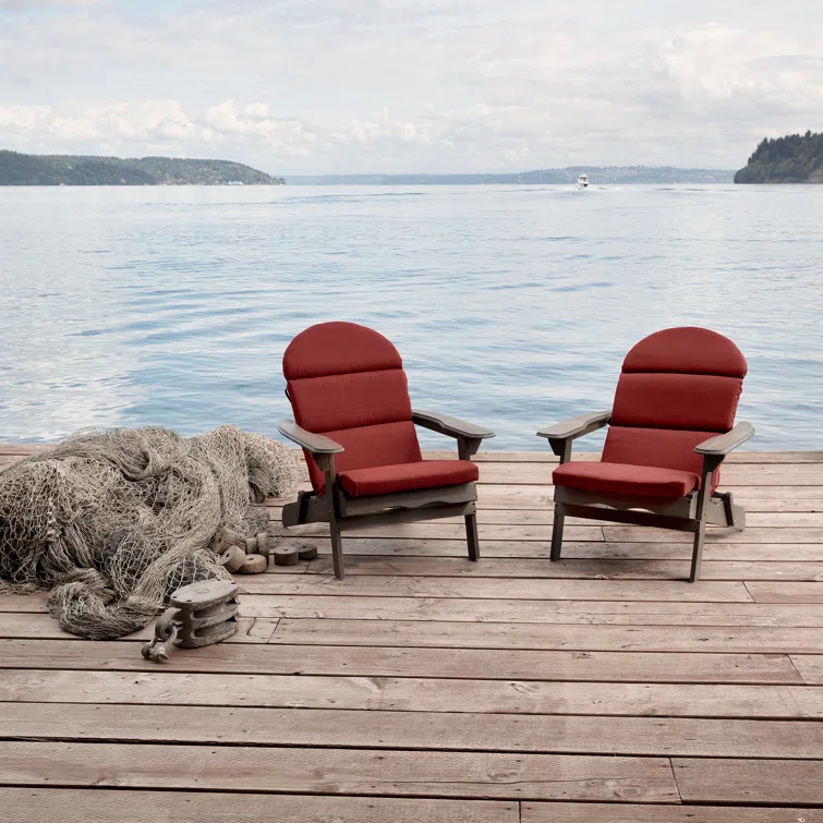 Arden Selections Oceantex Outdoor Adirondack Chair 2.5" Cushion
