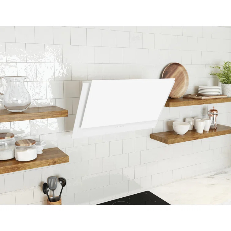 Designer Zephyr 90 cm. Shell Only Wall Mount Range Hood with LED Lights