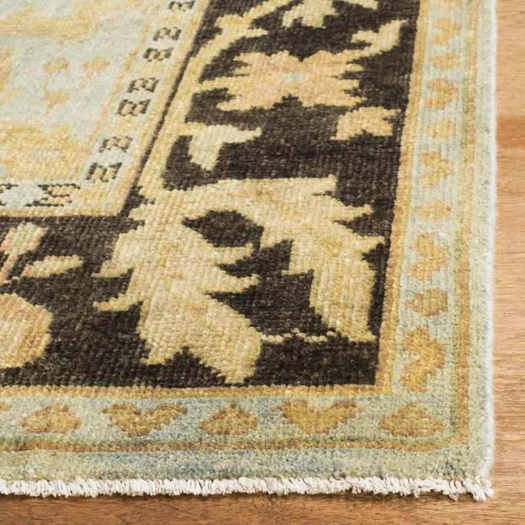 Oushak Hand Knotted Wool Oriental Rug