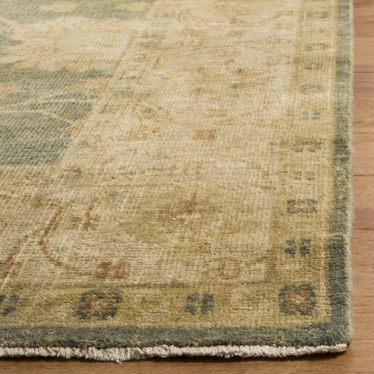 Oushak Hand Knotted Wool Oriental Rug