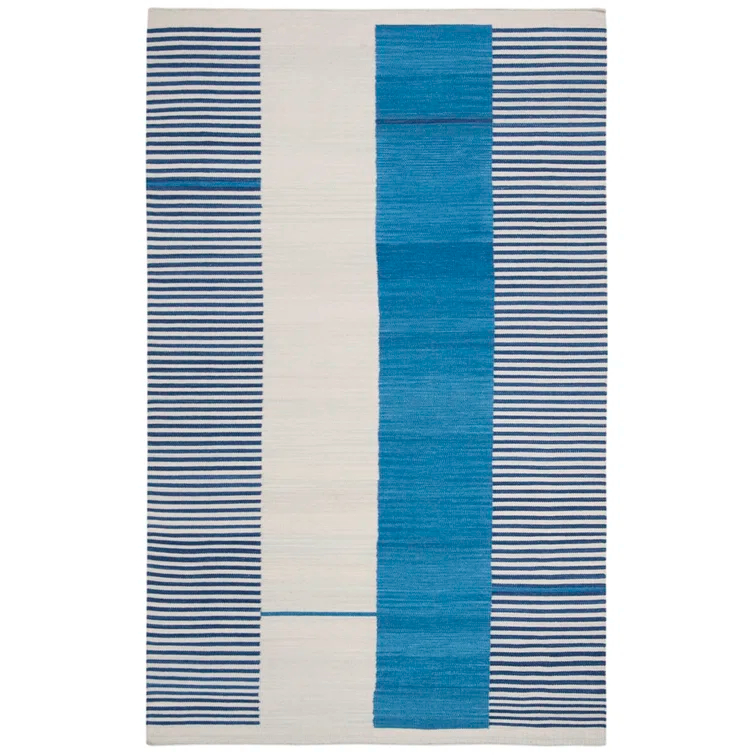 Lauren Ralph Lauren Flat Weave Wool Striped Rug