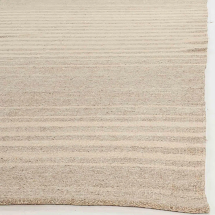 Dune Stripe 6' x 9' Wool Handmade Flat Woven Rug
