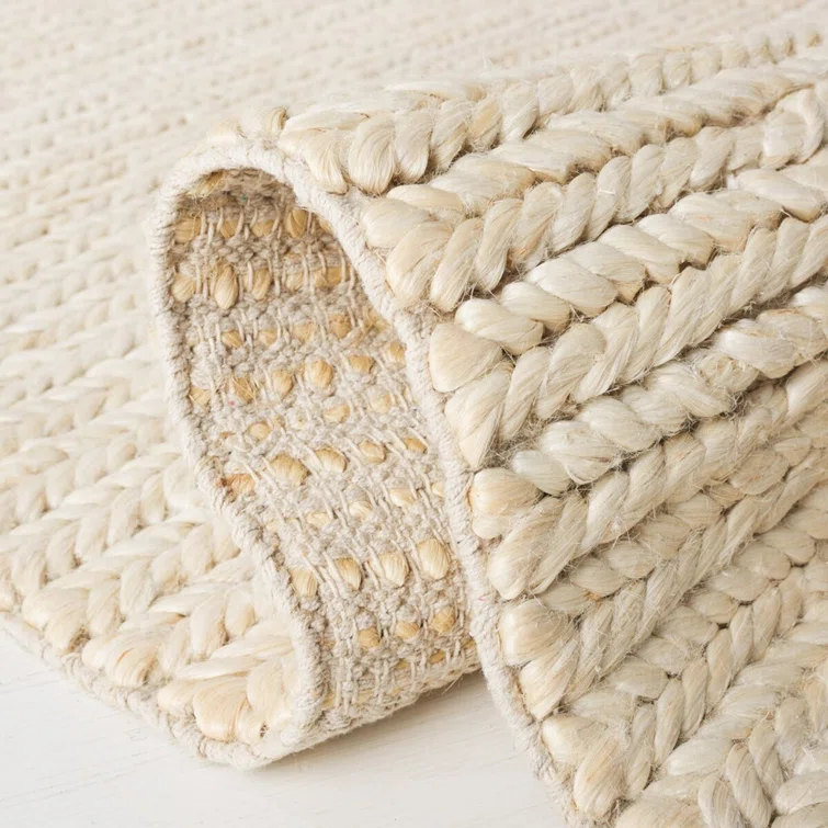 Hand-Knotted Birch & Cotton Blend 8' x 10' Area Rug