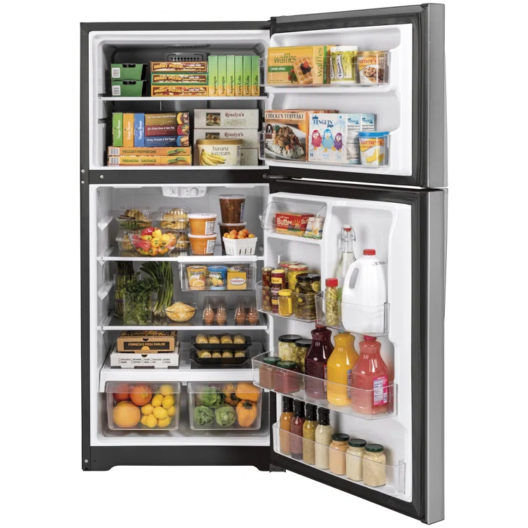 GE Appliances GTS22KYNRFS 33" Top Freezer 21.9 cu. ft. Refrigerator