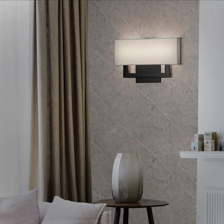 Manhattan Aluminum LED Flush Mounted Sconce