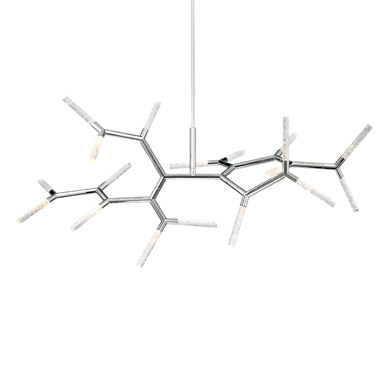 Modern Forms Kryptonite 18 - Light Dimmable LED Sputnik Modern Linear Chandelier