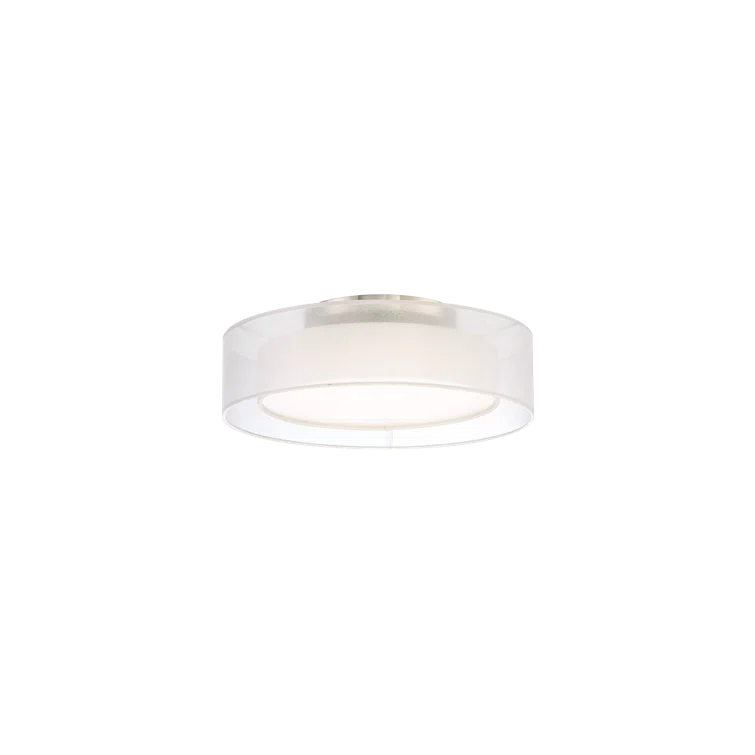 Metropolis Fabric LED Flush Mount
