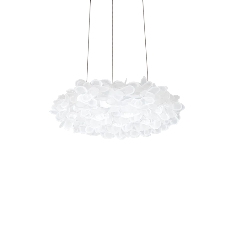 Fluffy 1 - Light Brushed Nickel LED Unique/Statement Pendant