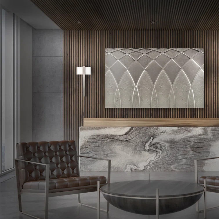 Curvana Aluminum LED Flush Mounted Sconce