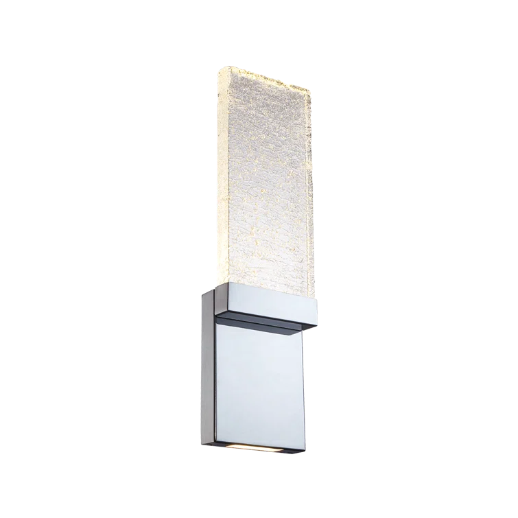 Glacier Steel LED Flush Mounted Sconce