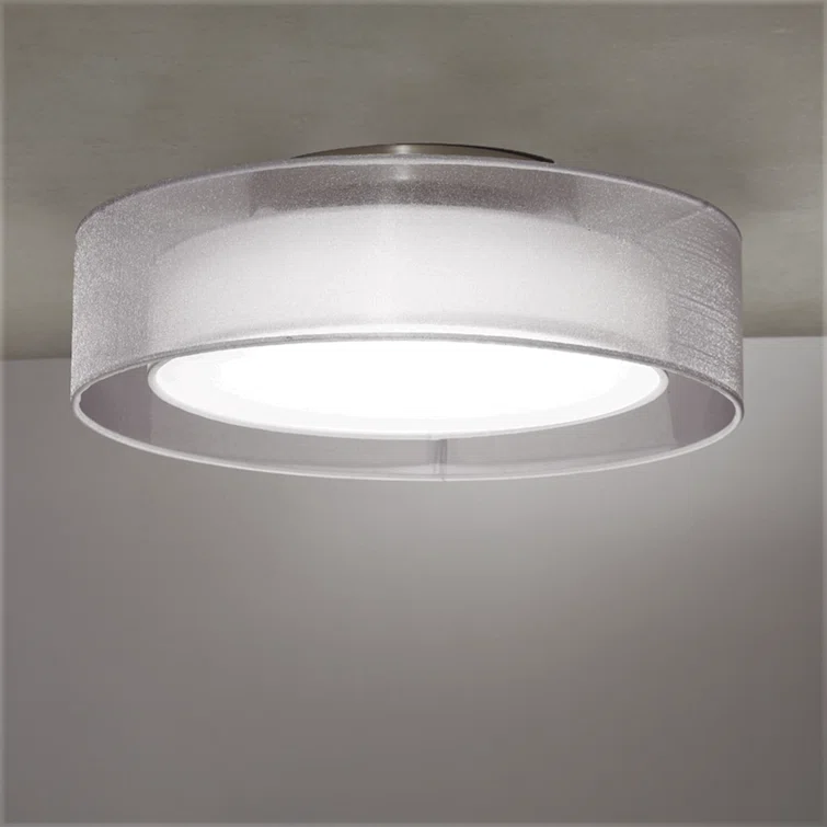 Modern Forms Metropolis Fabric LED Flush Mount