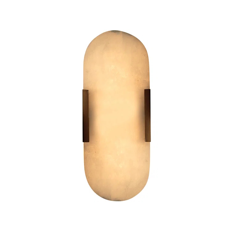 Delphi Steel Flush Mounted Sconce