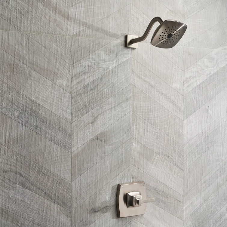 Chevron 24 in. x 48 in. Matte Porcelain Floor and Wall Tile (15.49 Sq. Ft. / Case)