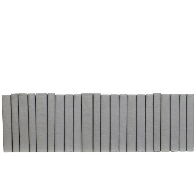 Medium Grey Linen Wrapped Decorative Books Set