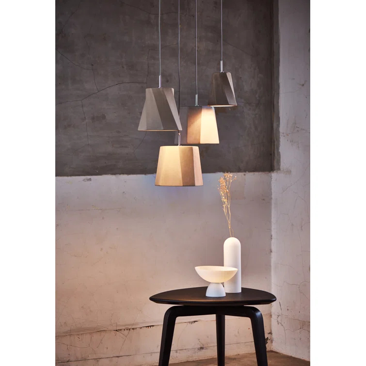 Williamson 1 - Light Concrete Gray Single Pendant