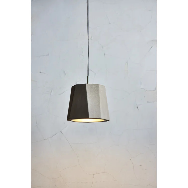 Williamson 1 - Light Concrete Gray Single Pendant