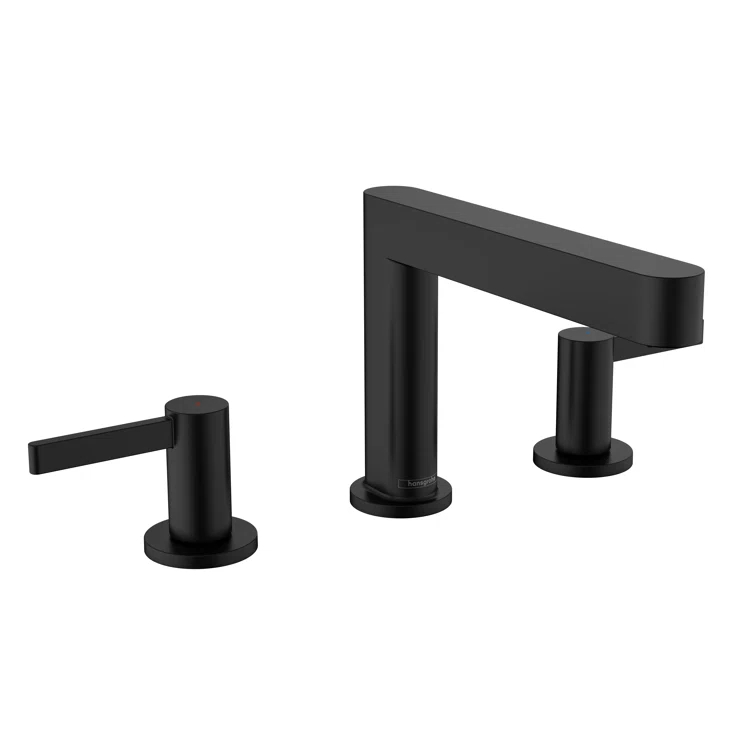 hansgrohe Finoris Widespread Faucet 110 with Pop-up Drain, 1.2 GPM