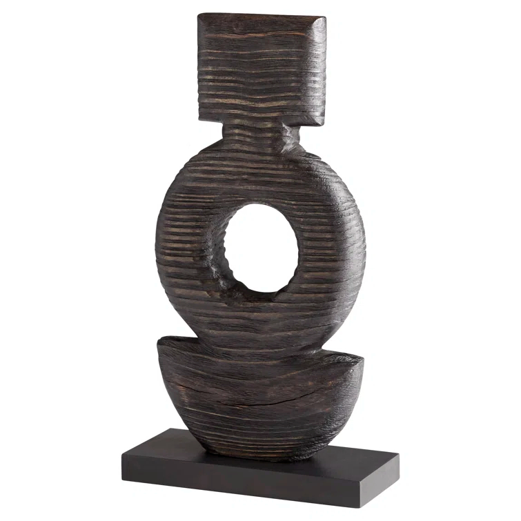 Cyan Design - Dark Oval - Sculpture-16.5 Inches Tall And 4 Inches Wide